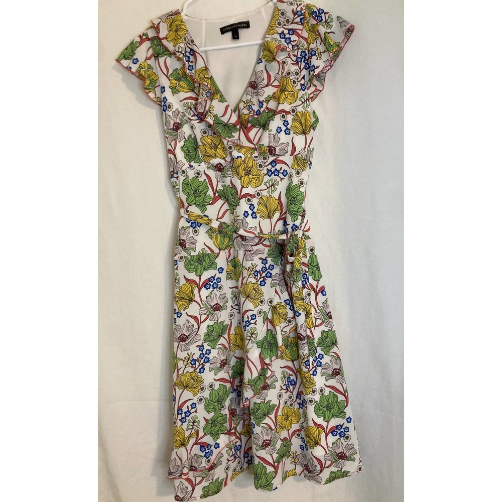Chris‎ McLaughlin Womens Dress Size 4 Floral Print